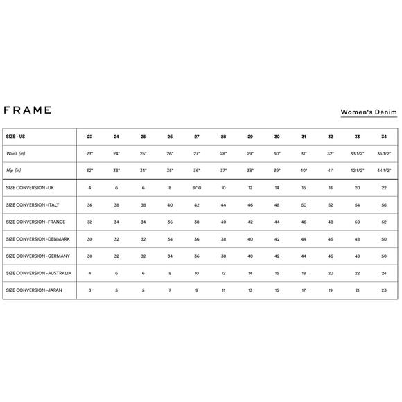 EUC Frame Le High Skinny Jeans 26x27 Mid-Rise Chew Hem Paltrow Denim Designer - Picture 10 of 10